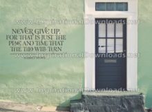 Never Give Up by Harriet Stowe (Inspirational Downloads)