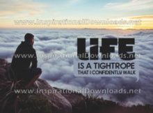 Life Is A Tightrope by Positive Affirmations (Inspirational Downloads)