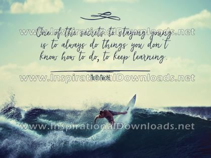 Secrets To Staying Young by Ruth Rechl (Inspirational Downloads)