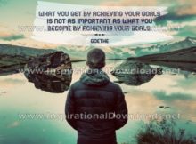 What You Become by Goethe (Inspirational Downloads)