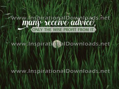 Only The Wise Profit From by Harper Lee (Inspirational Downloads)