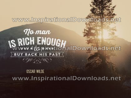 No Man Is Rich Enough by Oscar Wilde (Inspirational Downloads)
