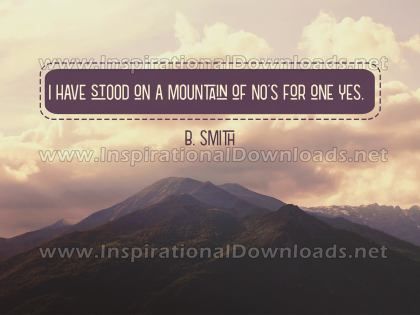 Stood On A Mountain by B. Smith (Inspirational Downloads)