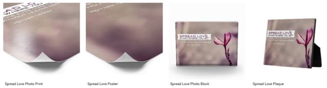 Inspirational Downloads Customized Products: Spread Love Everywhere You Go