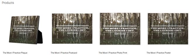 Inspirational Downloads Customized Products: The More I Practice