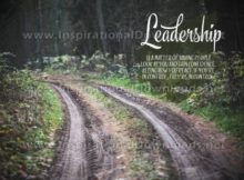 Leadership by Tom Landry (Inspirational Graphic Quote by Inspirational Downloads)