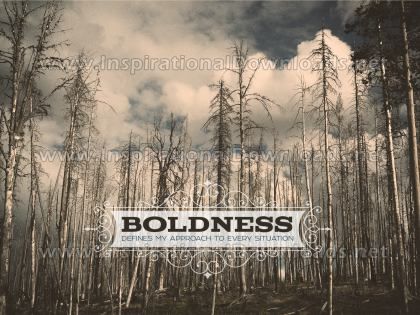 BOLDNESS by Positive Affirmations (Inspirational Graphic Quote by Inspirational Downloads)