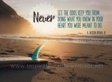 Inspirational Graphic Quote: You Were Meant To Do by H. Jackson Brown, Jr. (Inspirational Downloads)