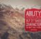 Ability And Character by John Wooden (Inspirational Graphic Quote by Inspirational Downloads)
