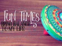 Balance To My Life by Positive Affirmations (Inspirational Graphic Quote by Inspirational Downloads)