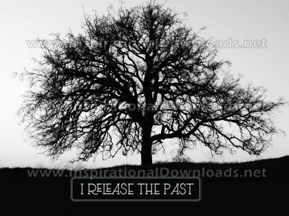 Release The Past by Positive Affirmations (Inspirational Graphic Quote by Inspirational Downloads)