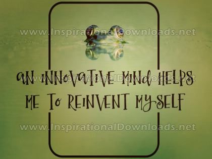 Innovative Mind by Positive Affirmations (Inspirational Graphic Quote by Inspirational Downloads)