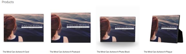 The Mind Can Achieve It (Inspirational Downloads Customized Products)