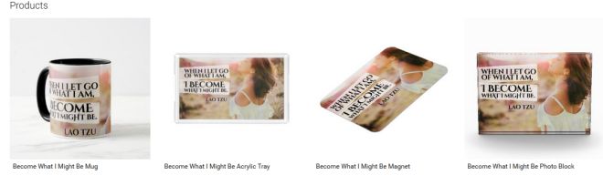 Become What I Might Be Inspirational Downloads Customized Products
