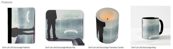 Don't Let Life Discourage Inspirational Downloads Customized Products
