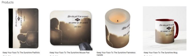 Keep Your Face To The Sunshine Inspirational Downloads Customized Products