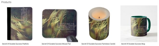Secret Of Durable Success Inspirational Downloads Customized Products