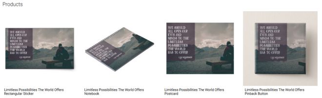 Limitless Possibilities The World Offers Inspirational Downloads Customized Products