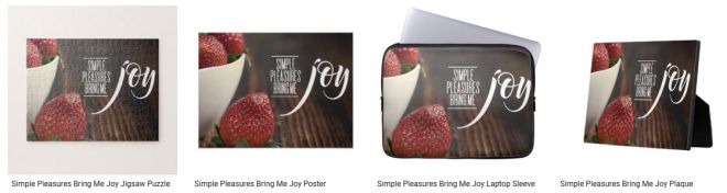 Simple Pleasures Bring Me Joy Inspirational Graphic Quote Inspirational Downloads Customized Products