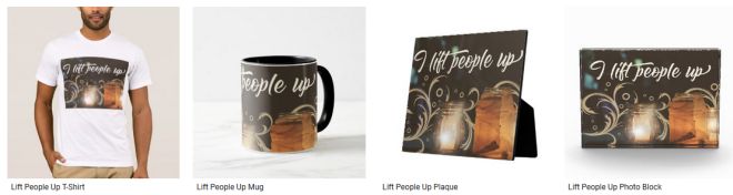 Lift People Up Inspirational Quote Graphic Customized Products