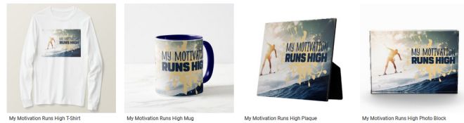 My Motivation Runs High Inspirational Quote Graphic Customized Products
