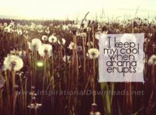 Keep My Cool by Inspiring Thoughts Inspirational Quote Graphic