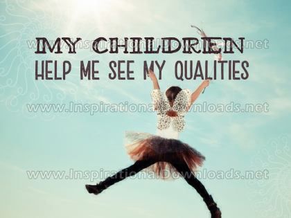 Help Me See My Qualities Inspirational Quote Graphic by Inspiring Thoughts