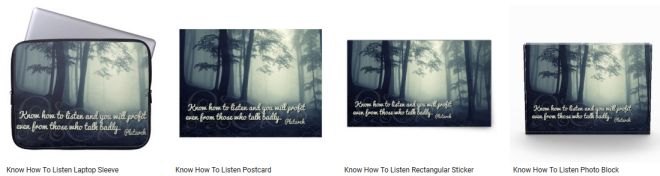 Know How To Listen Inspirational Quote Graphic Customized Products