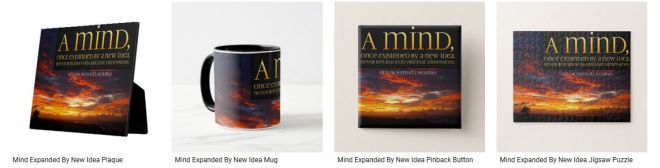 Mind Expanded By New Idea Inspirational Quote Graphic Customized Products
