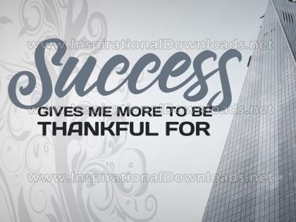 To Be Thankful For Inspirational Quote Graphic by Inspiring Thoughts
