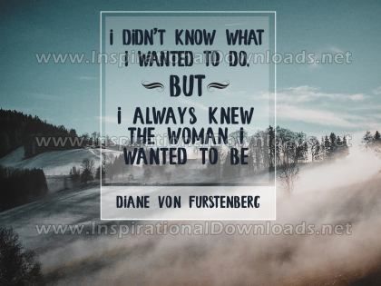 Woman I Wanted To Be Inspirational Quote Graphic