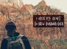 New Possibilities Inspirational Quote Graphic