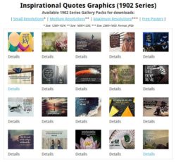 1902 Series Inspirational Quotes Posters
