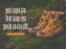 Lead In Your Own Life by Kerry Washington Inspirational Quote Graphic