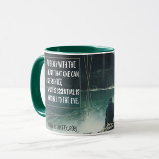 Only With The Heart Inspirational Mug