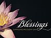 1183-Blessings Inspirational Graphic Poster