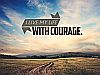 1252-Courage Inspirational Graphic Poster