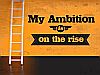 969-Ambition Inspirational Graphic Quote Poster