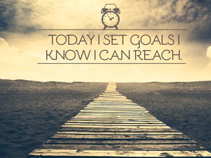 1256-Goals Inspirational Graphic Poster