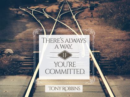 1257-Robbins Inspirational Graphic Poster