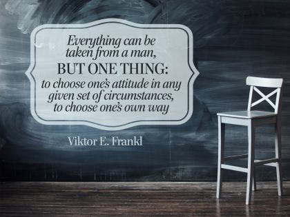 1258-Frankl Inspirational Graphic Quote Poster