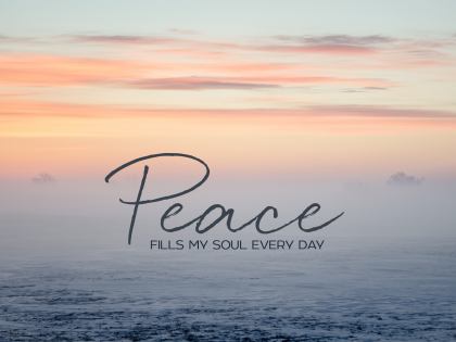 1354-Peace Inspirational Graphic Quote Poster