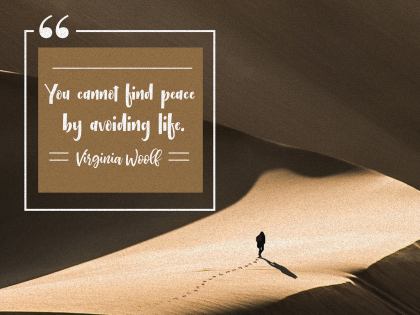 2489 Woolf Inspirational Graphic Quote Poster