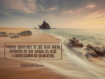 1626-Emerson Inspirational Graphic Quote Poster