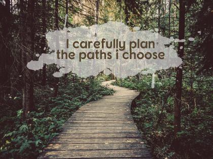 1638-Paths Inspirational Graphic Quote Poster