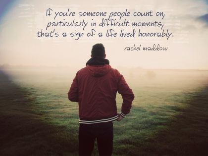 1648-Maddow Inspirational Graphic Quote Poster