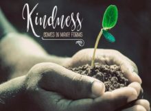 Kindness by Positive Affirmations Inspirational Quote Graphic