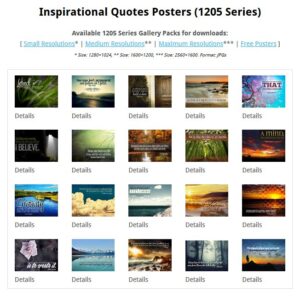 Inspirational Graphics Quotes Posters