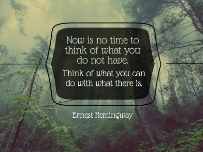 1898-Hemingway Inspirational Quote Graphic