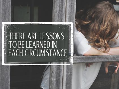 1950-Lessons Inspirational Quote Graphic